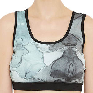Sujetador deportivo para mujer, Top personalizado para entrenamiento físico, ropa deportiva para mujer, sujetador deportivo con espalda cruzada acolchada, entrenamiento de alto impacto - Product Image 1