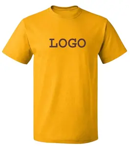 Men's T-Shirt Wholesale Men Custom Private Label 100% Cotton Slim Fit Blanks With Custom Logo