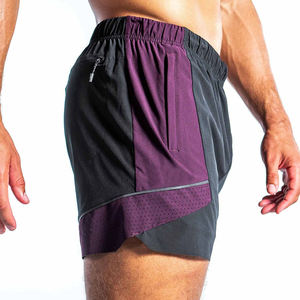 Pantalones Cortos Casuales de Tela Oxford Ecológica para Hombre, Cintura Media, con Cierre de Botones, Estilo Urbano - Product Image 2