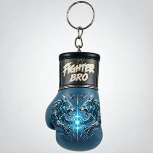 Porte-clés Gant de Boxe – Pendentif Nouveauté Forme Personnalisée – Souvenir de Gym – Cadeau Sports de Combat – Club d'Arts Martiaux - Product Image 1