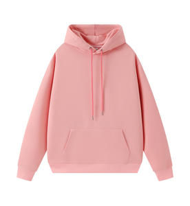 Sweat-shirt à capuche unisexe surdimensionné, couleur unie, en molleton de coton, pull décontracté, vêtements d'automne - Product Image 2