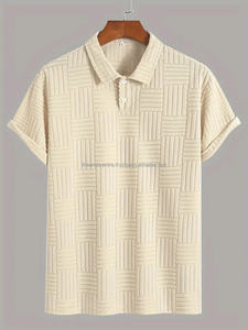 POLO de verano para hombre, camiseta de Jersey transpirable con botones bordados, polos de manga corta, polos para hombre - Product Image 5