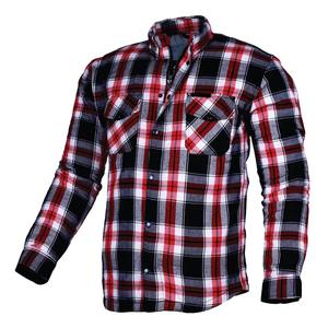 Wholesale Men's Autumn <b>Flannel</b> Yarn Dyed Eco-Friendly Anti-Wrinkle Breathable Outerwear Long-Sleeve 100% Cotton Shirt <b>Jackets</b> - Product Image 4
