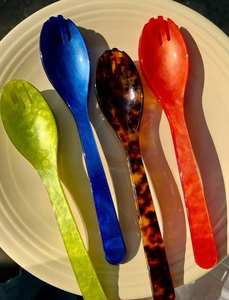 Petite cuillère de table - sucre - épices - café - décoration de table artisanale en résine de haute qualité - Product Image 3