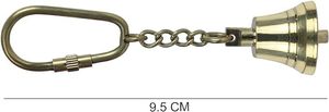 Llavero de Latón Pulido con Forma de Linterna, Anillo Náutico para Llaves, Etiqueta para Llaves, Regalo, Artículo Coleccionable - Product Image 4