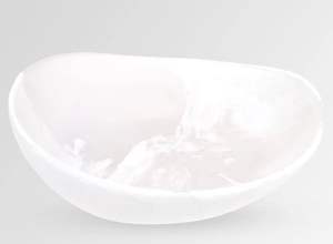 Tazón para Servir Ensaladas de Resina Tallada de la Mejor Calidad, Apto para Alimentos, Ecológico, para Uso en el Hogar y Fiestas, Diseño Moderno y Lujoso de la India - Product Image 6