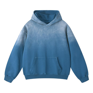 Sweats à capuche délavés à l'acide pour hommes – Vente en gros, dernières tendances, style vintage, service OEM, respirants - Product Image 2