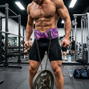 Professional Dip Belt for Gym <b>Training</b> <b>Weighted</b> Pull Ups Dips and Bodyweight Workouts Belt Premium Fitness Gear Exercise. - Product Image 2