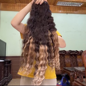 <b>Cheap</b> Virgin Unprocessed Wholesale Burmese Curly Hair Extensions, Raw Mink Virgin Double Drawn Burmese Curl Human Hair Bundles - Product Image 2