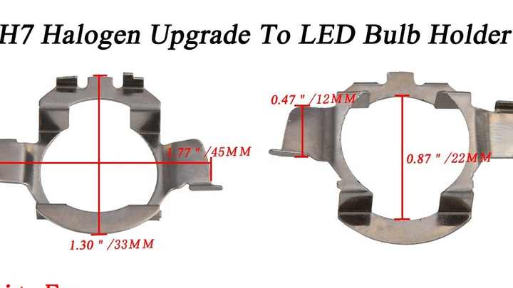 Adaptador Bombilla H7 LED Golf 6, Adaptador H7 De LED, Soporte De