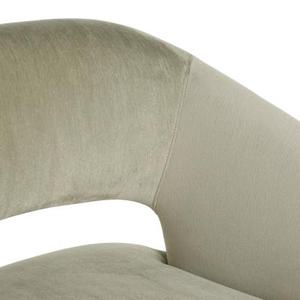 Fauteuil d'appoint pivotant 360° Carlford Nordic, fauteuil pivotant Cecilia avec housse amovible, tissu naturel - Product Image 6