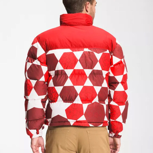 Winter Warm Men's Puffer <b>Jacket</b> <b>With</b> Thick Plush <b>Fleece</b> <b>Lining</b> Hooded Waterproof Windproof Outerwear - Product Image 2