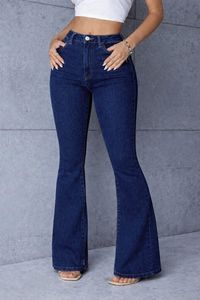 Pantalones Vaqueros de Cintura Alta para Mujer, Color Negro, Corte Bootcut, Tela Premium, Ajuste Cómodo y Moderno para Uso Diario, en Oferta - Product Image 4