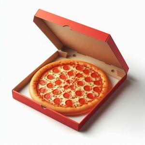 All-American Pie Protector Caja de pizza corrugada personalizada Mantenga sus delicias de plato hondo frescas y cálidas - Product Image 1