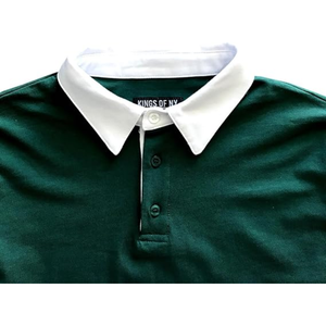 Camiseta de Rugby Vintage para Hombre, Manga Larga, 100% Algodón, Logotipo Bordado, Personalizable - Product Image 2