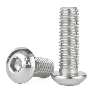 Vis à tête hexagonale en acier inoxydable 304, boulons à tête semi-ronde, vis champignon, tailles M3 M4 M5 M6 M8 M10 M12 - Product Image 1