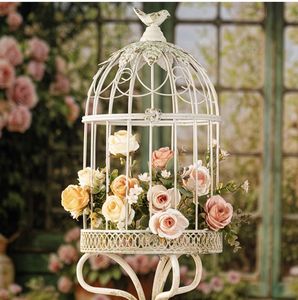 Lámpara de Jaula de Pájaro de Alambre Metálico Hecha a Mano y Personalizada, Decoración para el Hogar y Jardín, Decoración para Mesa y Colgante, Centro de Mesa con Jaula de Pájaro - Product Image 4