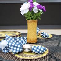 Anneaux de serviette en corne de buffle polie faits à la main, durables, écologiques, classiques, pour la décoration de table, personnalisables