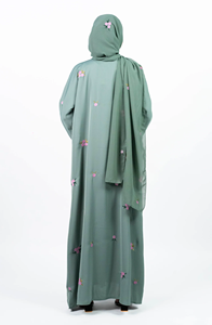 Abaya pour femmes Abahya 2026, nouvelle arrivée pour l'Aïd Ramadan, style vintage, polyester, longueur au sol, pour femmes grandes tailles, prix raisonnable - Product Image 4