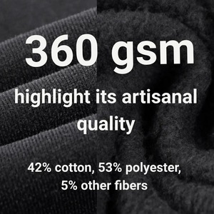 Sudadera con Capucha Extra Grande para Hombre, 100% Algodón, Felpa Francesa, Resistente al Viento, Ecológica, Impermeable, Informal, Otoñal, con Bolsillo - Product Image 6