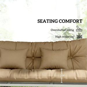 Cojín para Asiento Khaki Terrace, Cojines y Almohadas para Exteriores (Solo Cojines) - Product Image 4