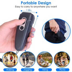 Dispositivo Antiabbaio Ultrasonico Ricaricabile per Cani con 4 Modalità e Torcia LED - Product Image 5