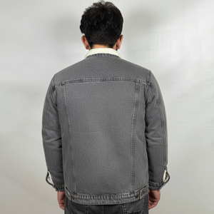 Vestes en jean élégantes de qualité supérieure, vente en gros, veste en jean en coton pour homme, impression de logo personnalisée, veste en jean décontractée pour homme - Product Image 3