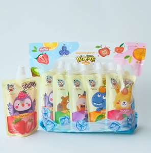 Jugo de gelatina LUC LAC 800g, Tendencia 2026 |   Paquete de 10 Bebidas de Frutas Divertidas, Postre Vitamínico, Ofertas B2B de Venta Rápida - Product Image 2