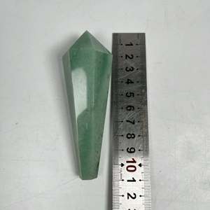 Cristaux de guérison naturels de haute qualité, pierre pointue en aventurine verte, idéale pour la décoration intérieure - Product Image 4