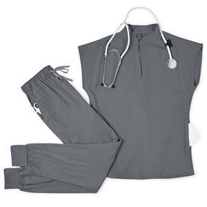Uniformes Médicos Unisex ZELD MOTO, Conjuntos de Uniformes para Enfermeras de Hospital, Estilo Moderno y Elegante, Trajes de Uniforme de Poliéster/Algodón - Product Image 4