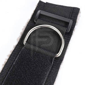 สายรัดข้อเท้าสำหรับเครื่องเคเบิลออกกำลังกายแบบคิกแบ็ค, การออกกำลังกายกล้ามเนื้อก้นและขาส่วนล่าง - สายรัดขาปรับได้พร้อมแผ่นรองนีโอพรีน - Product Image 3