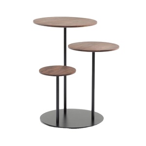 Modern Double Top End <b>Table</b> Round Side <b>Table</b> <b>Table</b> for Living Room Hotel Cafe Use - Product Image 3