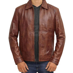 เสื้อแจ็คเก็ตหนังผู้ชายสำหรับฤดูหนาว ผ้าระบายอากาศได้ดี สวมใส่สบาย ราคาสมเหตุสมผล - Product Image 2