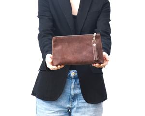 Bolsas de maquillaje de tamaño de viaje portátiles de cuero de calidad bolsa de cosméticos con impresión de logotipo personalizado para niñas - Product Image 2