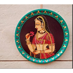 Assiette murale traditionnelle du Rajasthan - Product Image 3