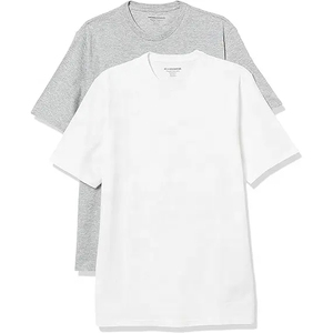 เสื้อยืดคอกลมผู้ชายผ้าฝ้ายออร์แกนิค 100% คุณภาพสูง เนื้อผ้านุ่ม ระบายอากาศดี สวมใส่สบาย พร้อมโลโก้ปักแบบกำหนดเอง - Product Image 5