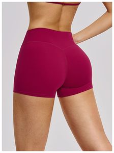Women Peach Hip Lifting Fitness Shorts High Waist Breathable Sports Hot Short Shorts Muti Color Custom logo Running <b>Tight</b> Shorts - Product Image 3