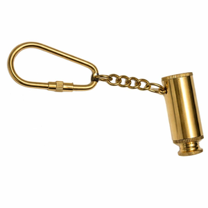 Vintage Brass Telescope Key Chain <b>Mini</b> Nautical Spyglass <b>Keyring</b> Antique Maritime Collectible Gift Accessory - Product Image 4