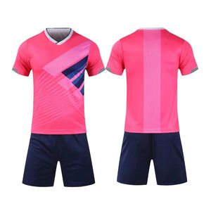 Ensembles de maillots de football personnalisés de qualité supérieure, unisexes, à manches courtes, de haute qualité, à bas prix, respirants et à séchage rapide - Product Image 3