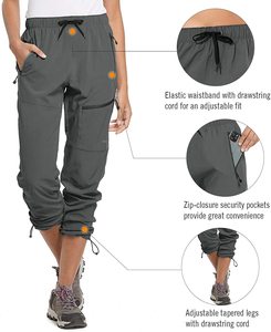 Women's Cargo Joggers Lightweight Quick Dry Hiking Pants Athletic Workout Lounge Casual Outdoor - Product Image 5