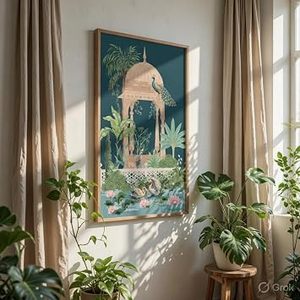 Cadre photo en bois rectangulaire vertical, impression UV, fait main, design moderne vintage, décoration artistique pour table - Product Image 3