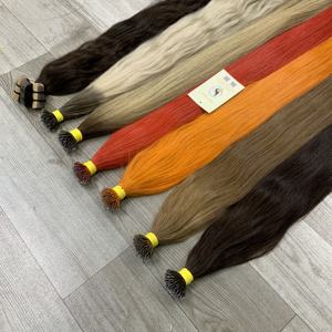 Extensions de cheveux humains vierges vietnamiens ondulés naturels, pré-collées, à pointes nano en kératine, vente en gros - Product Image 5