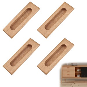 มือจับแบบฝังในตู้ไม้สัก ดีไซน์มินิมอล ขายส่ง - Product Image 1