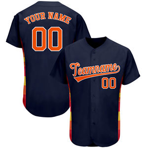 Camiseta de Béisbol Personalizada con Botones, Uniforme de Equipo, Nombre y Número Personalizados, Manga Corta, Venta al Por Mayor - Product Image 6