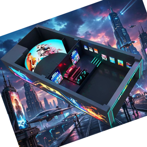Cinéma VR d'intérieur avec sièges dynamiques à rail 4D/5D/7D/9D, structure métallique, écran incurvé 160°, théâtre de réalité virtuelle - Product Image 2