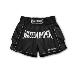 Muayhai Shorts by Waseem Impex Customize OEM Fight Wears Manufacturers Professional Muaythai Shorts for <b>Boxers</b> - Product Image 1