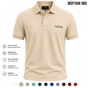 Fabricante Verificado de Camisetas Polo |   Camisetas Polo de Algodón con Logotipo Personalizado OEM ODM |   Proveedor de Ropa de Marca Privada con MOQ Bajo - Product Image 1