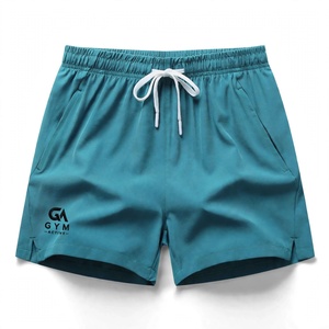<b>GYM</b> Active Men's Quick Dry Polyester <b>Shorts</b> With Drawstring Waist And Pockets Sporty Solid Color <b>Short</b> <b>Shorts</b> For Unisex - Product Image 3