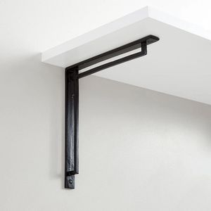 Antique Finish Iron Shelf Bracket for <b>Rustic</b> Farmhouse Floating <b>Shelves</b> Home Interior Decoration Accessories - Product Image 1