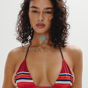 Ensemble de bikini hautement élastique pour femmes, vêtements de plage, ensemble de bikini couleur personnalisée, maillot de bain respirant pour femmes, ensemble de bikini d'été - Product Image 1